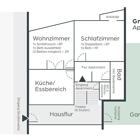 Apartment Charmanter Altbau Zwischen Altstadt Und Klinikum Mit Parkplatz *